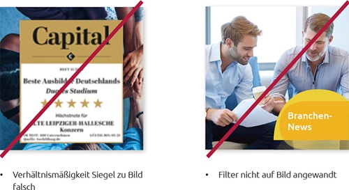 Beispie für Dont's auf LinkedIn